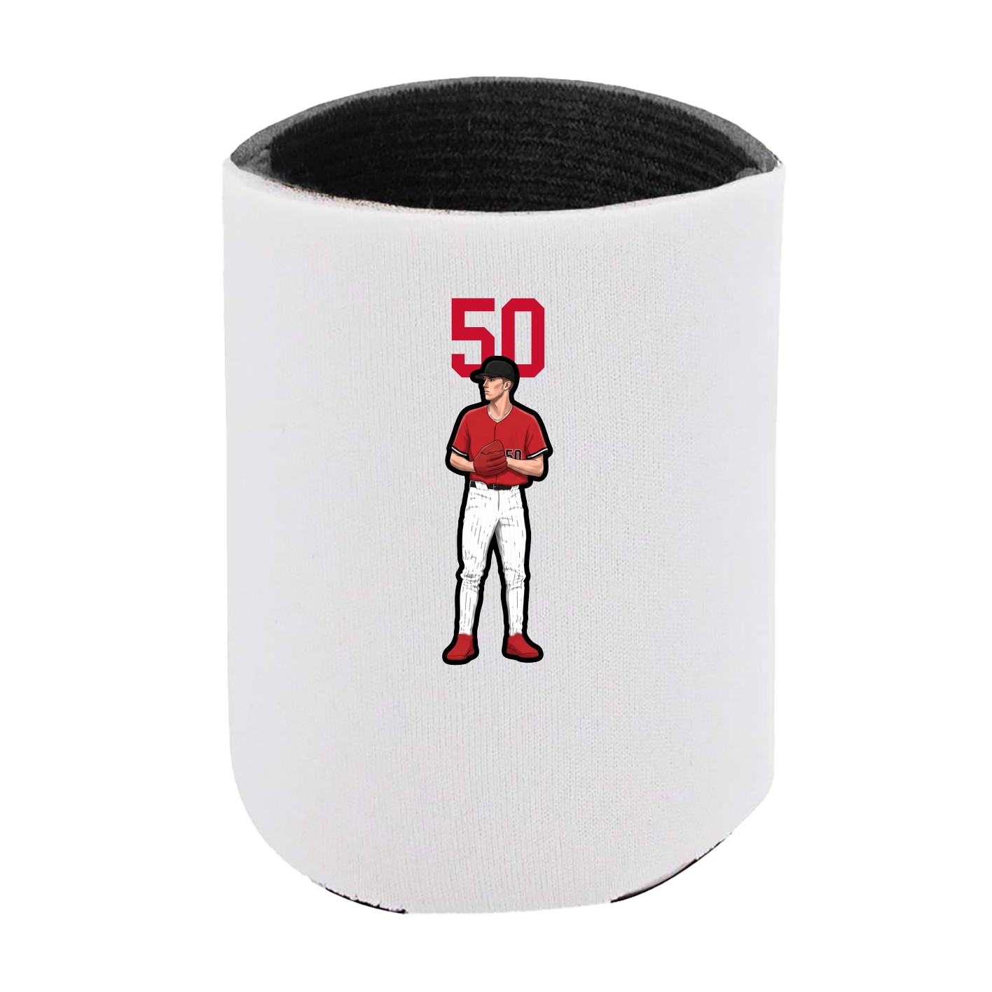 Can Holder — Number Top in White