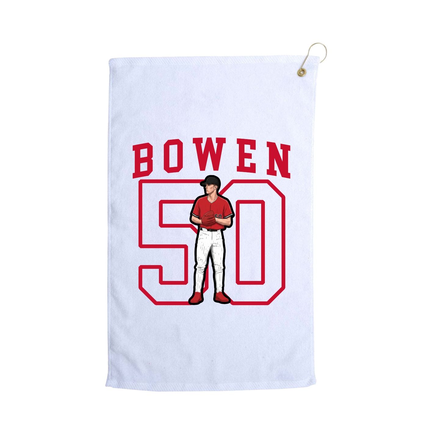 Golf Towel — Shirsey in White