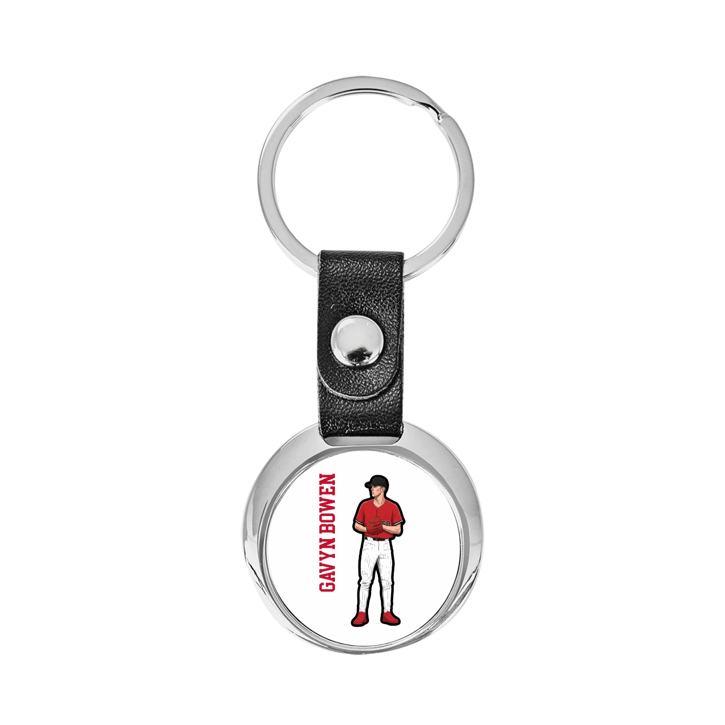 Key Chain — Name Vertical in Classic