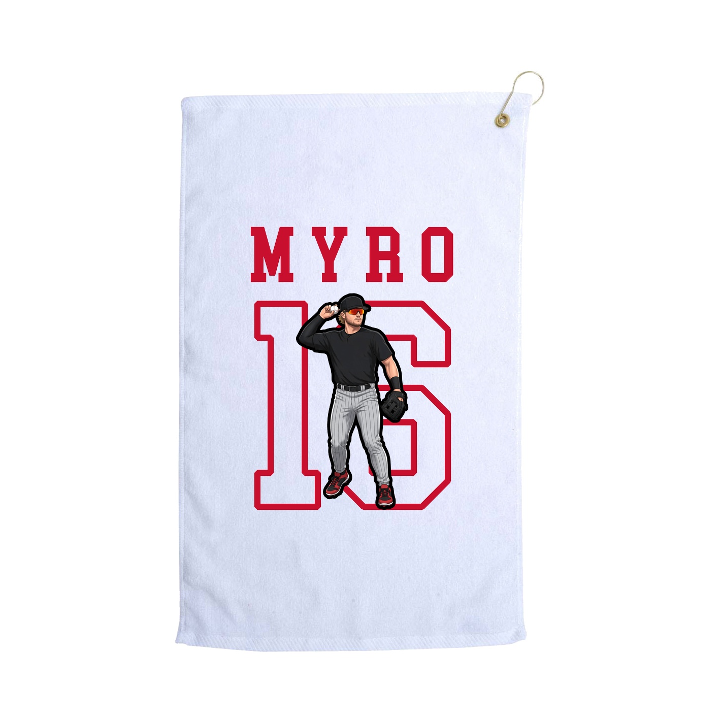 Golf Towel — Shirsey in White