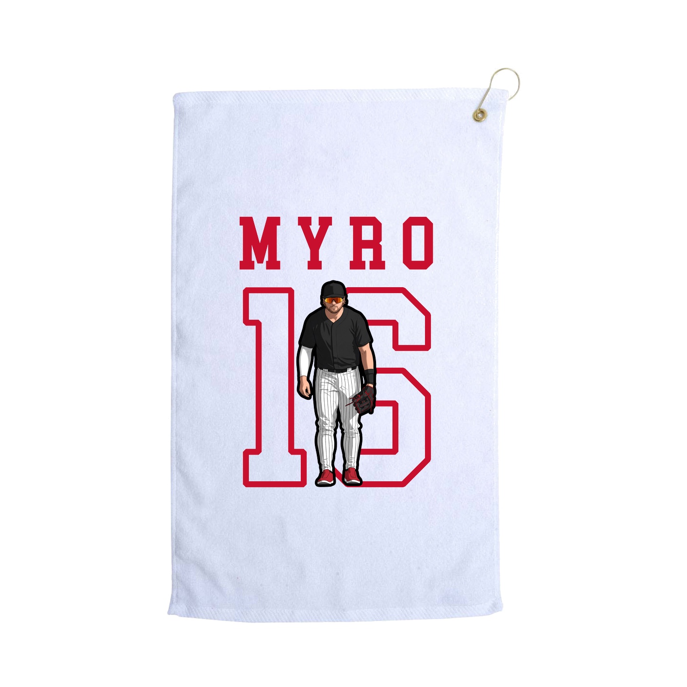 Golf Towel — Shirsey in White