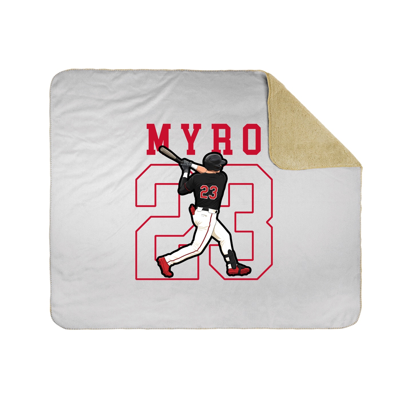 50x60 Sherpa Lined Throw Blanket
