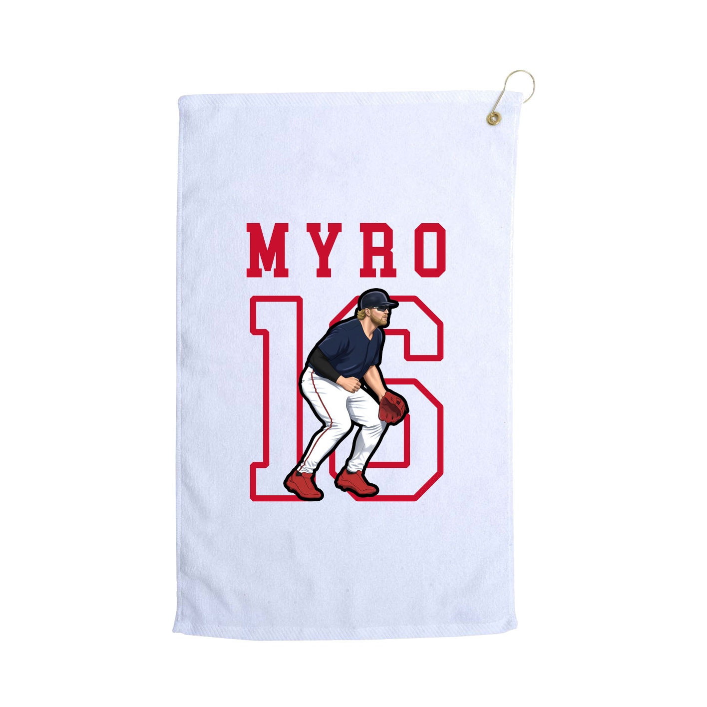 Golf Towel — Shirsey in White