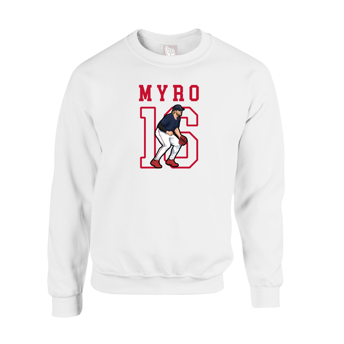 Fleece Crew — Shirsey in White