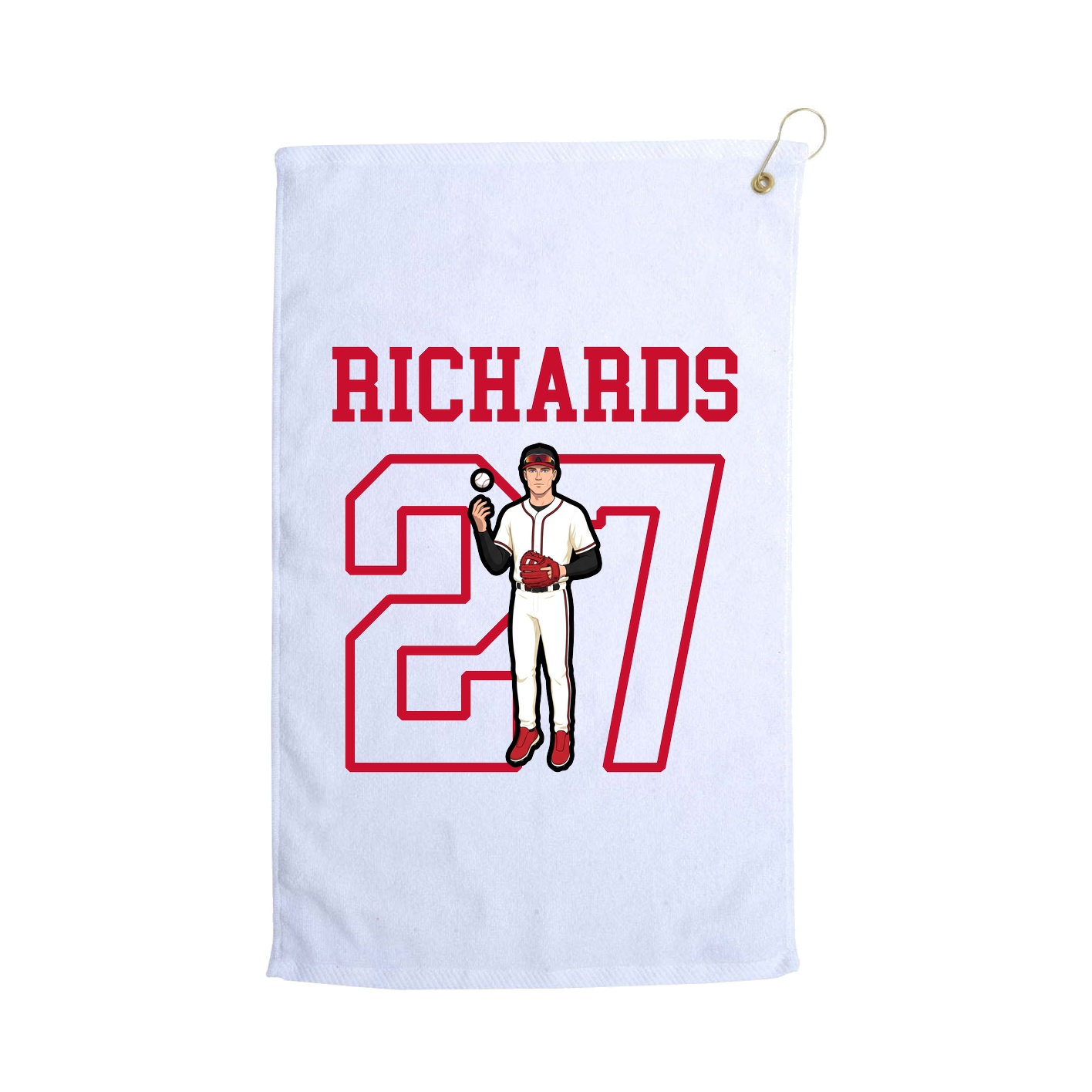 Golf Towel — Shirsey in White