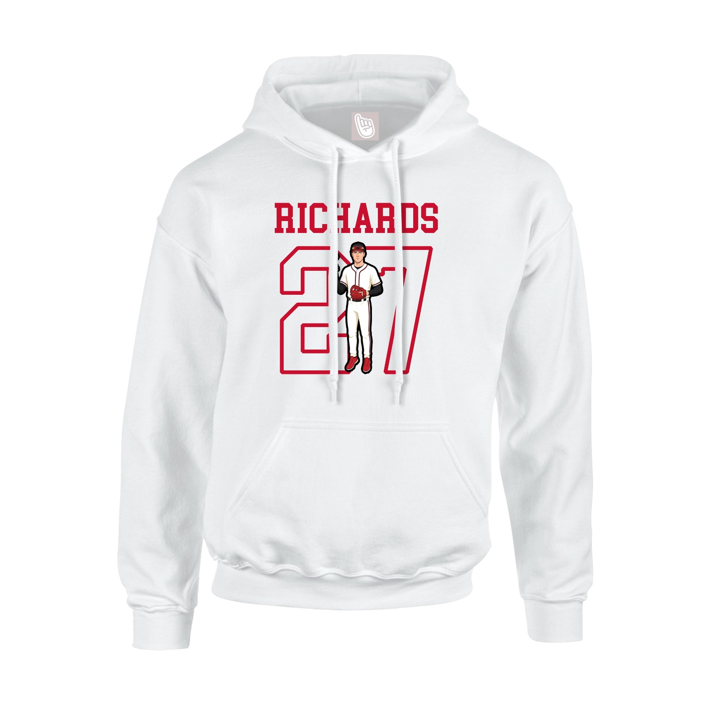 Youth Hoodie — Shirsey in White