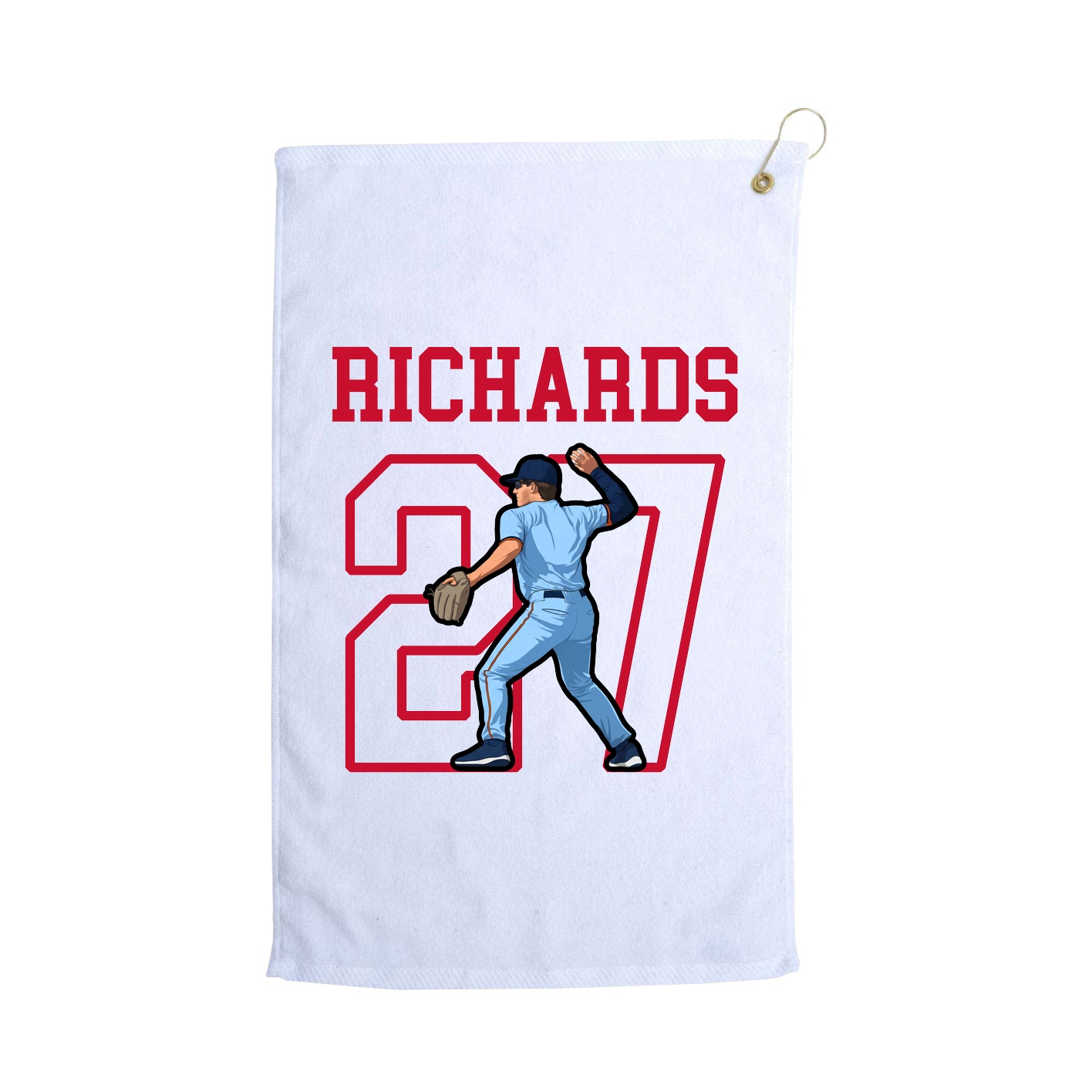 Golf Towel — Shirsey in White