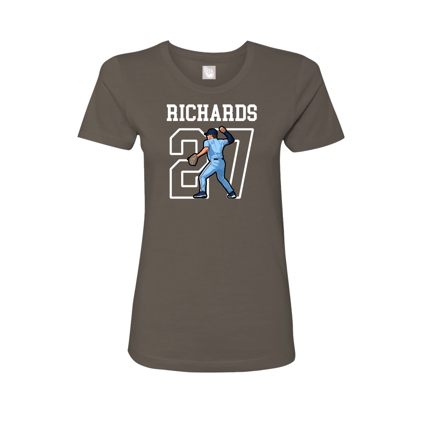 Fitted Women's Tee — Shirsey in Grey