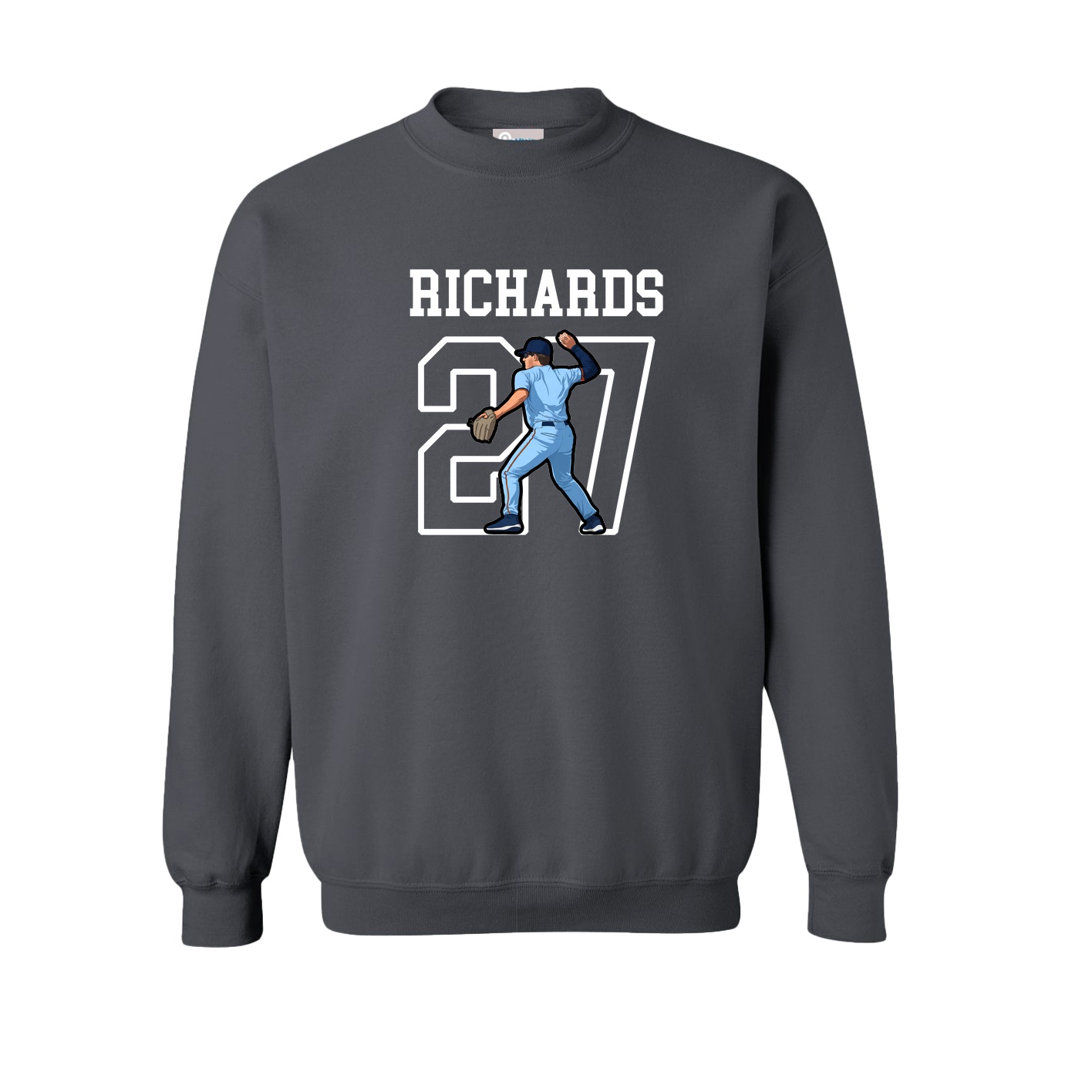 Fleece Crew — Shirsey in Grey