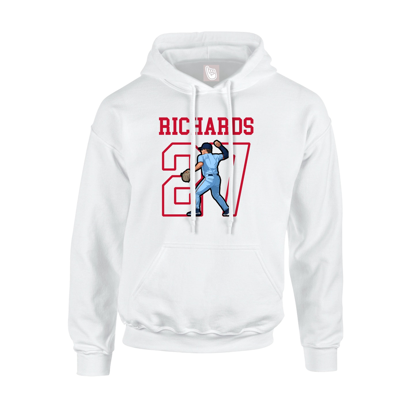 Youth Hoodie — Shirsey in White