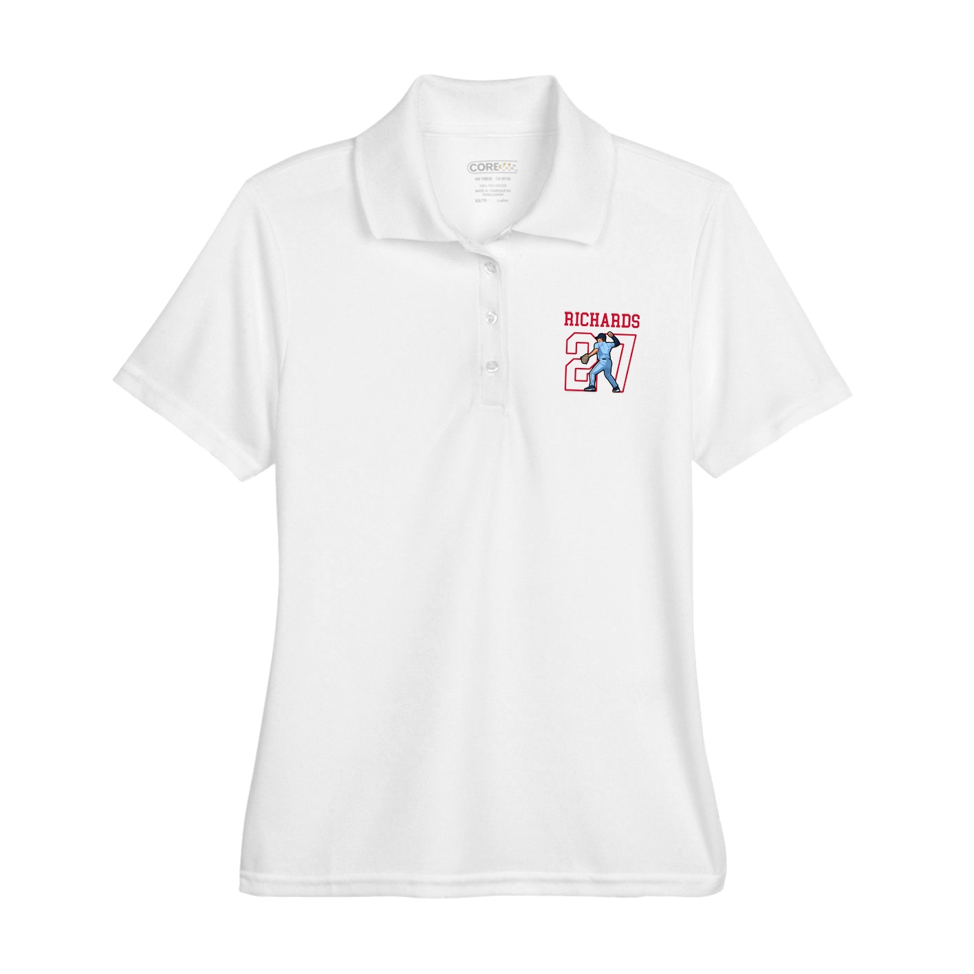 Womens Performance Polo — Shirsey in White