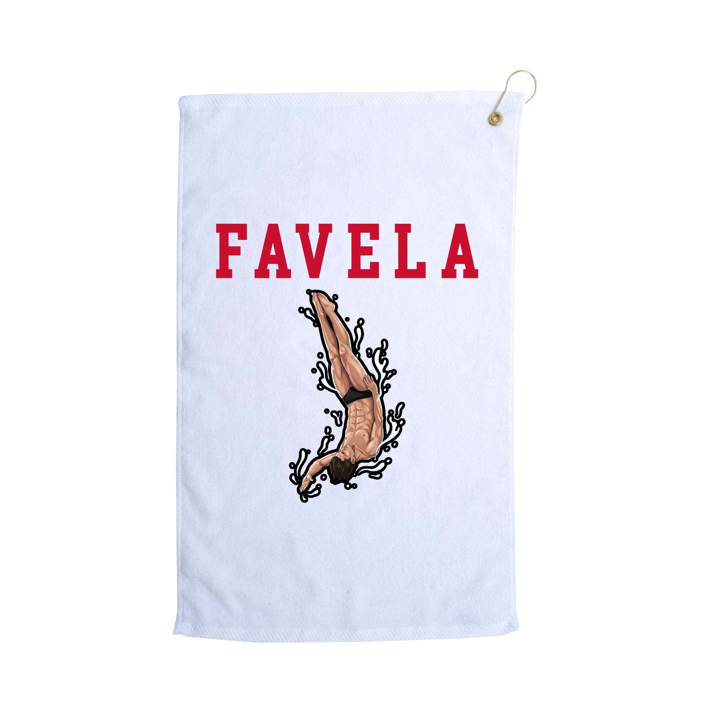 Golf Towel — Shirsey in White