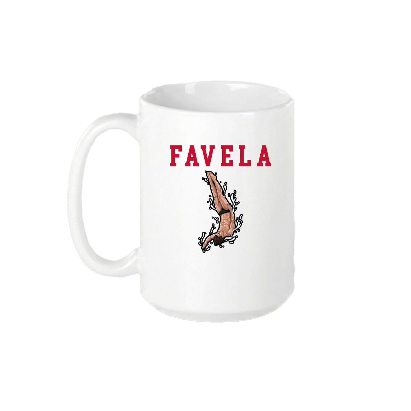 15oz Coffee Mug — Shirsey in White