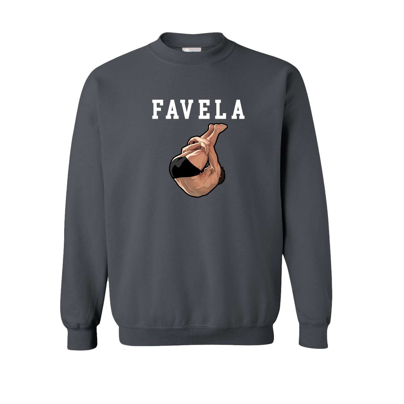 Fleece Crew — Shirsey in Grey