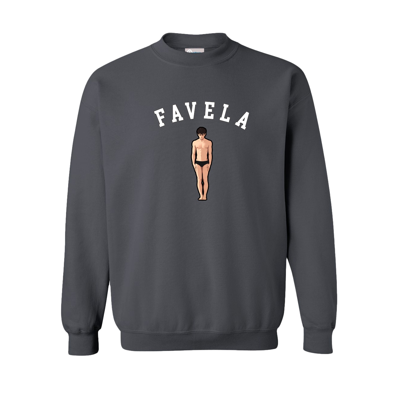 Fleece Crew — Shirsey Arch in Grey