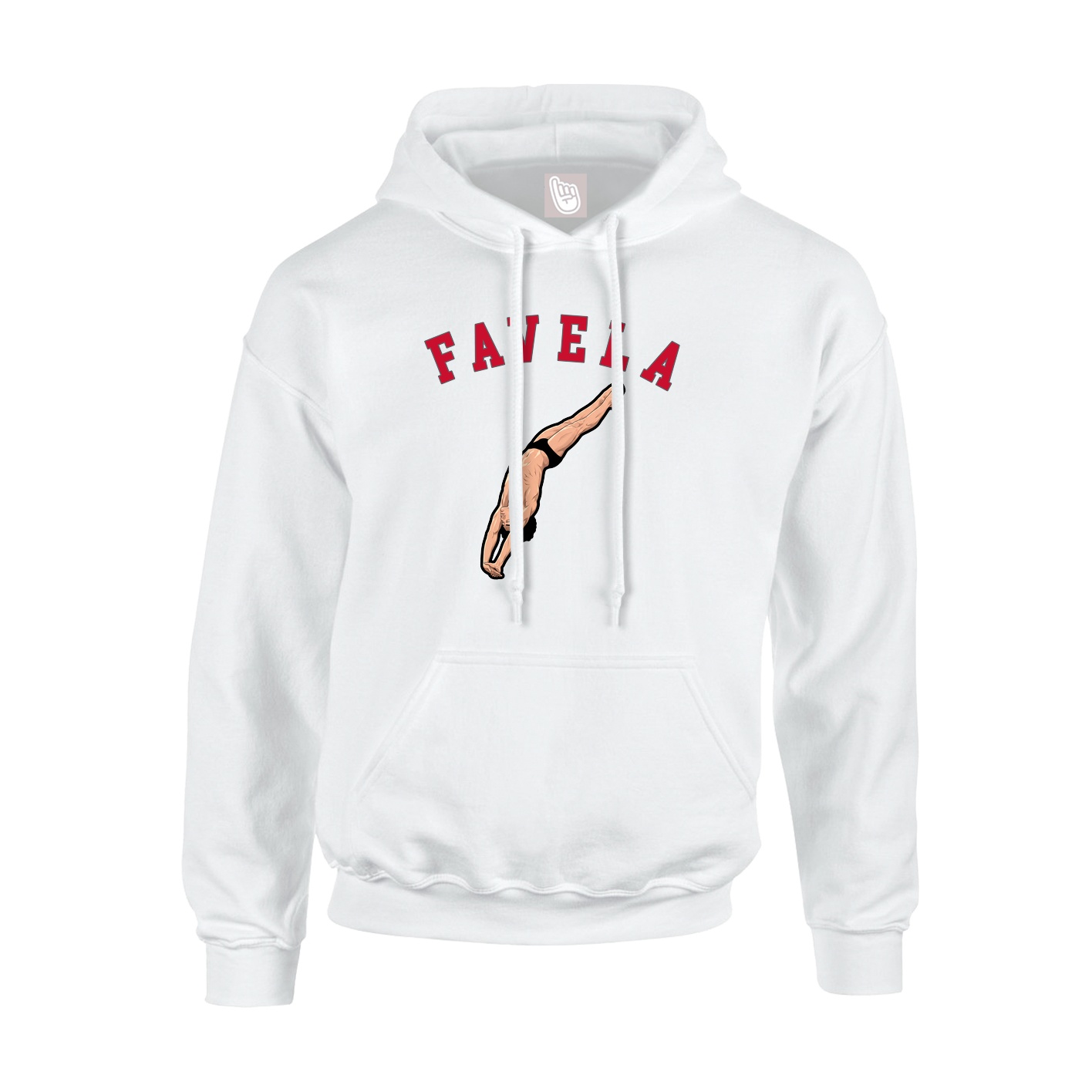 Youth Hoodie — Shirsey Arch in White
