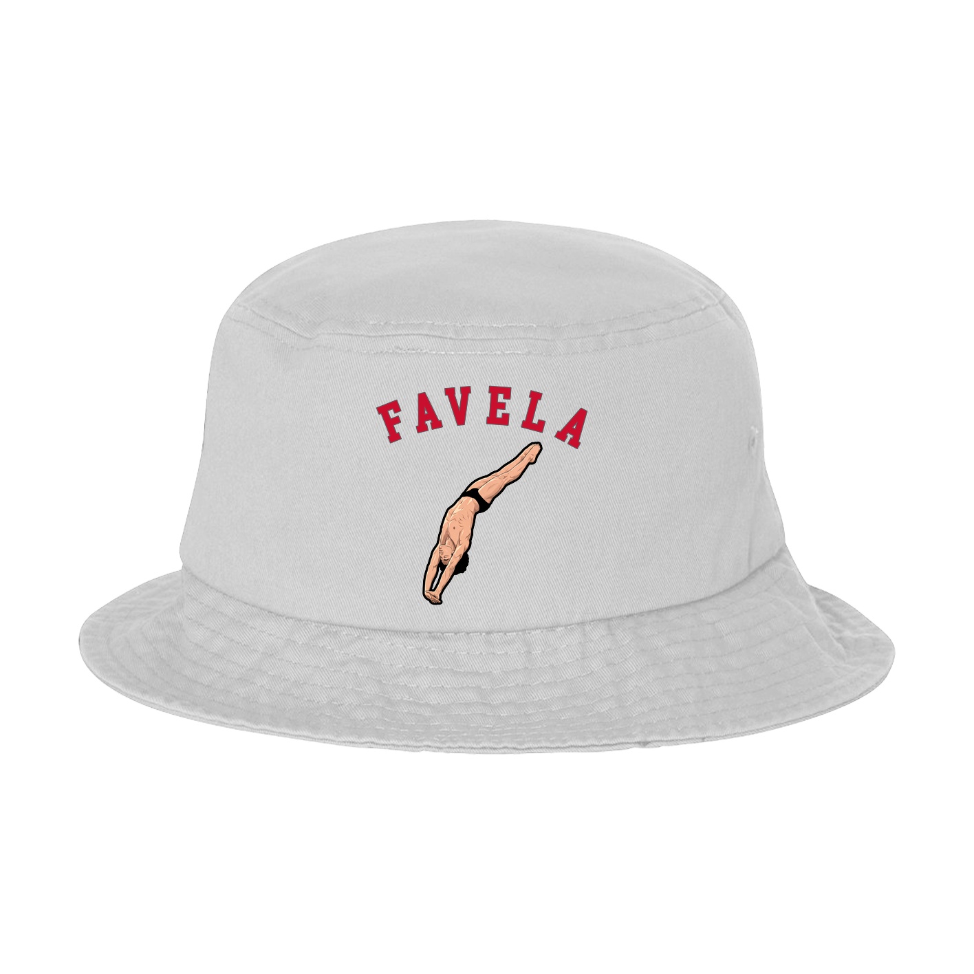 Bucket Cap — Shirsey Arch in White