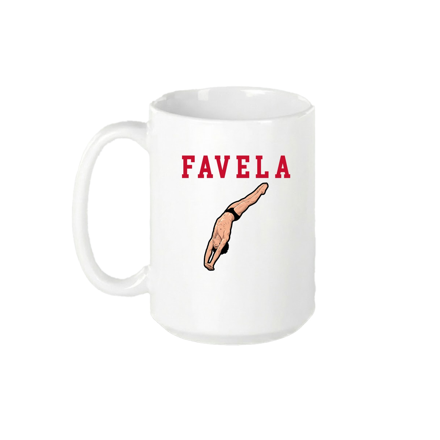 15oz Coffee Mug — Shirsey in White