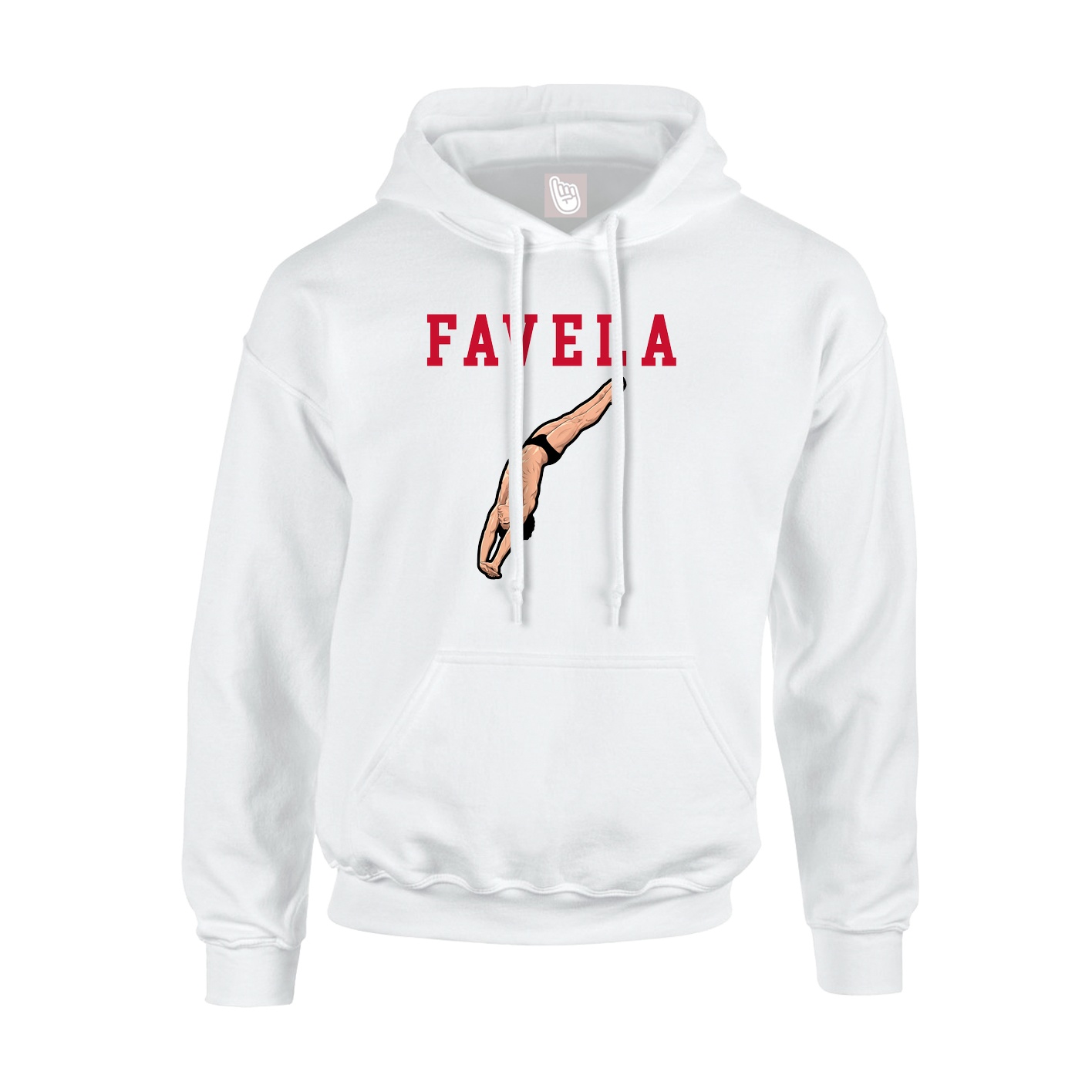 Hoodie — Shirsey in White