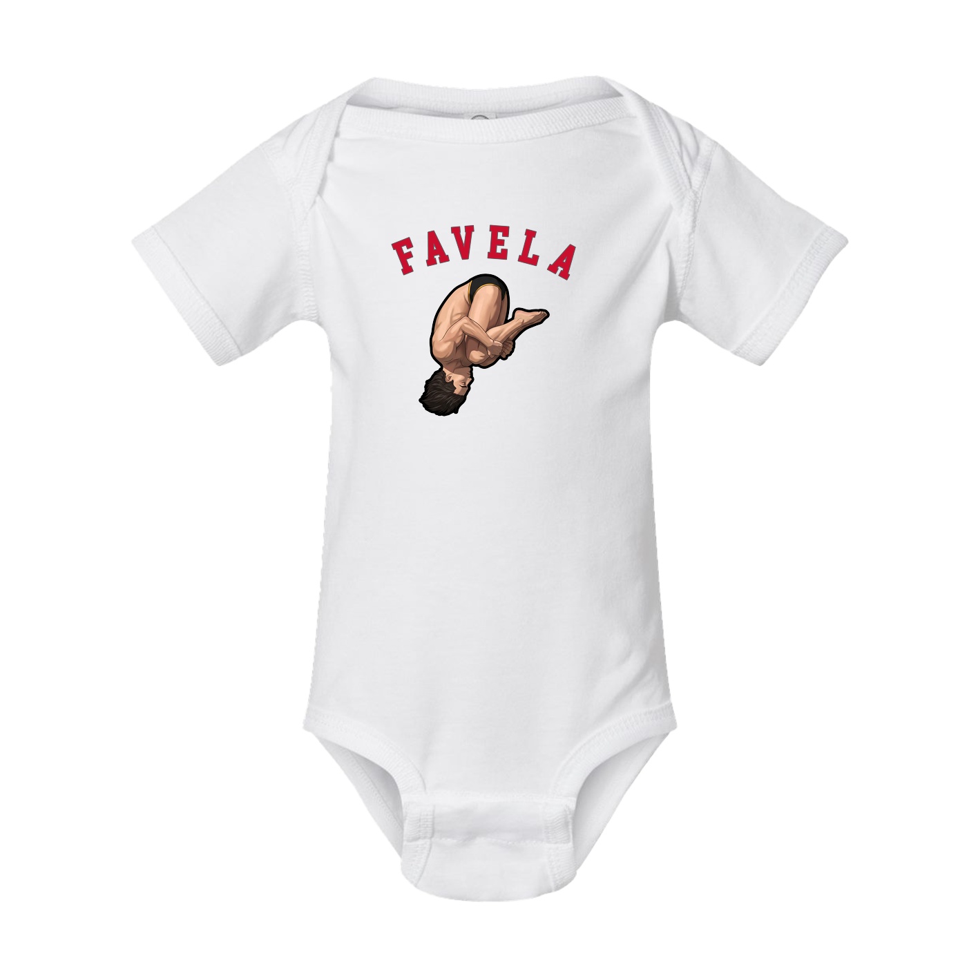 Baby Onesie — Shirsey Arch in White