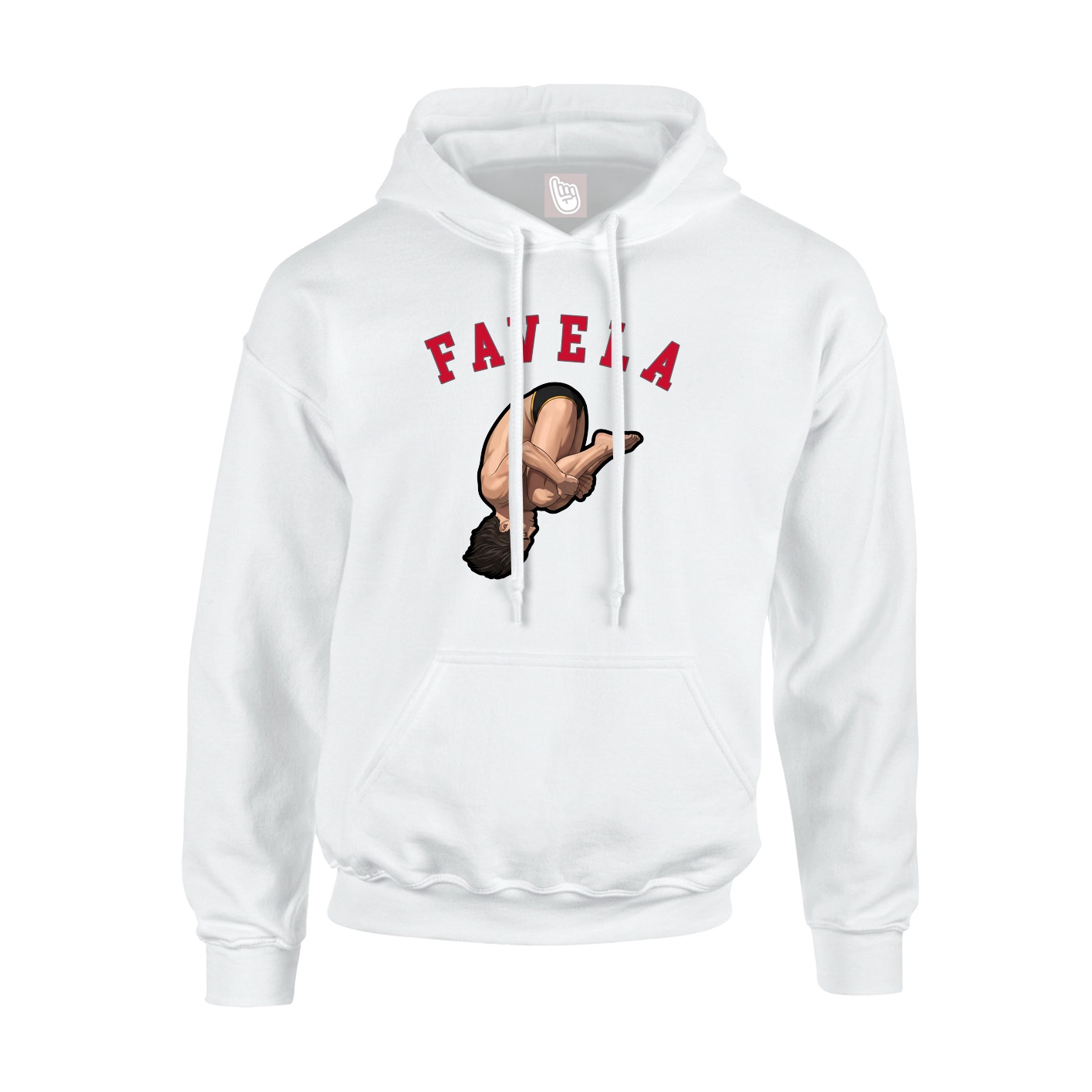 Hoodie — Shirsey Arch in White