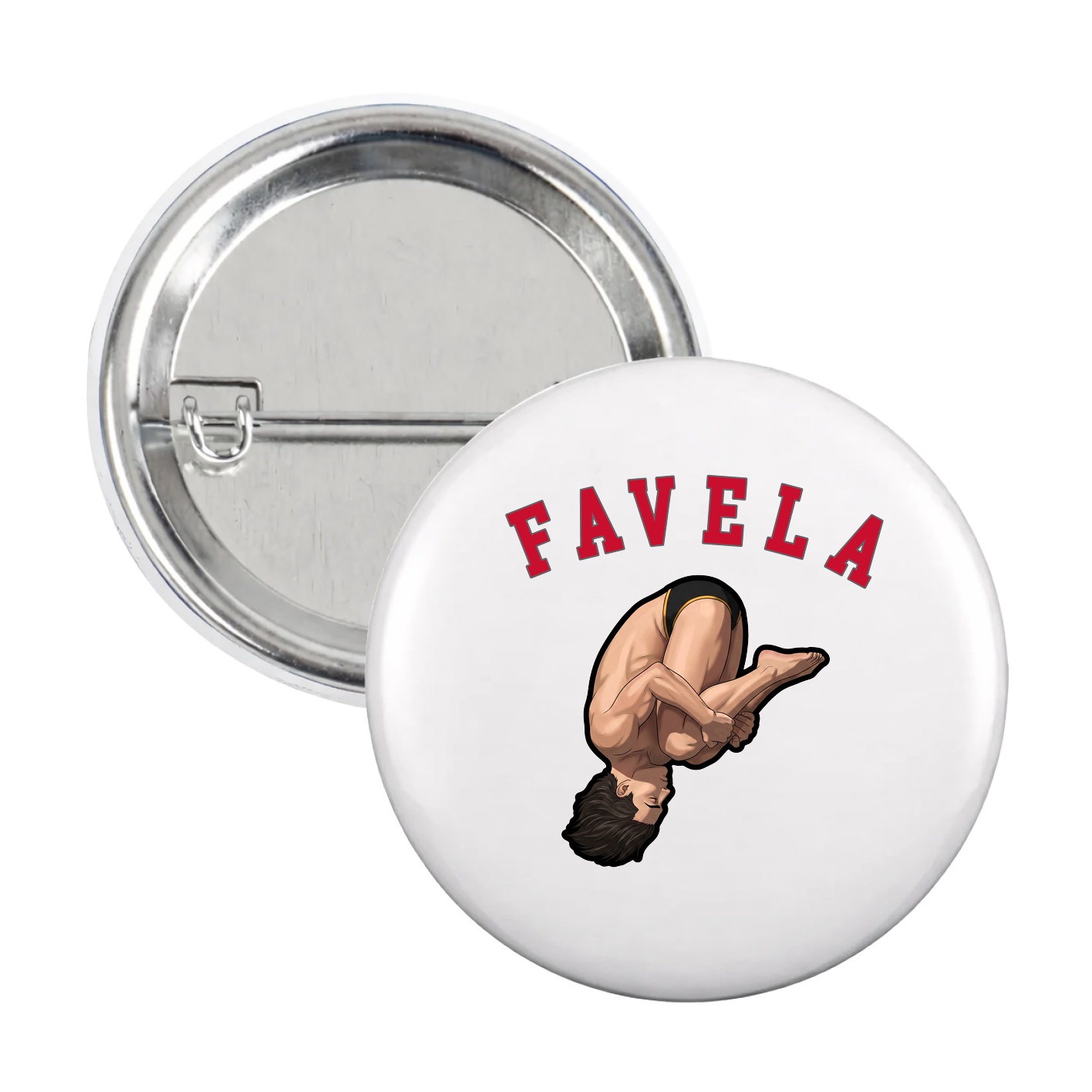 Game Day Button — Shirsey Arch in White
