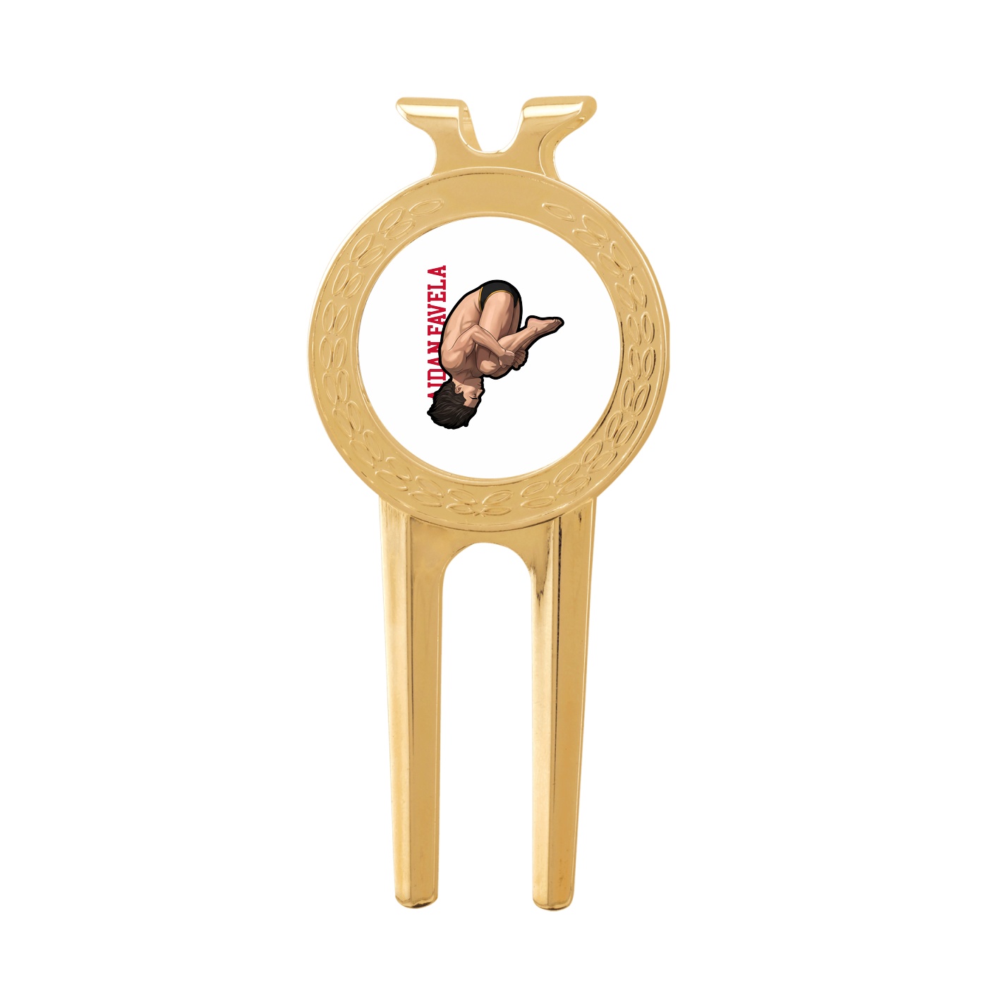 Divot Tool with Ball Marker — Name Vertical in Classic