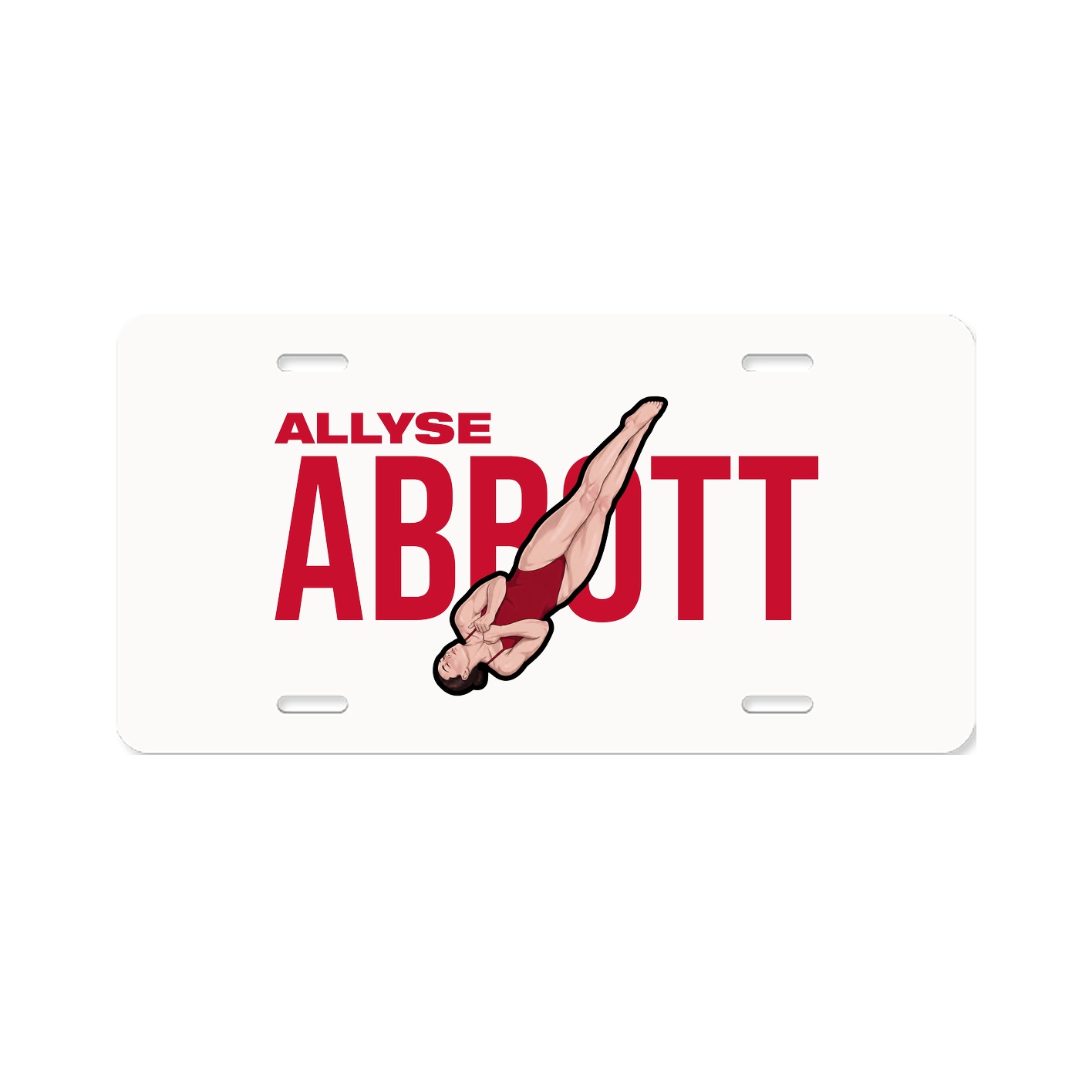 License Plate — Player Name in Classic
