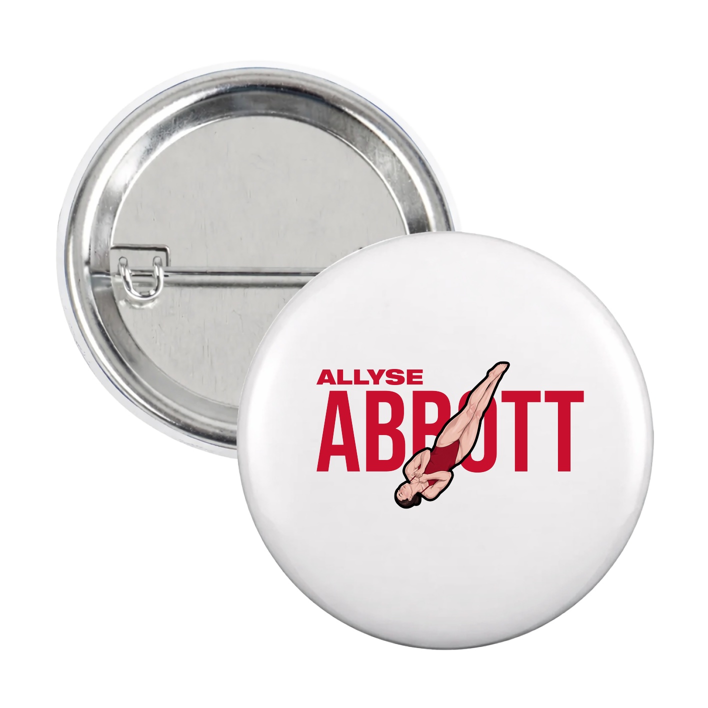 Game Day Button — Player Name in White