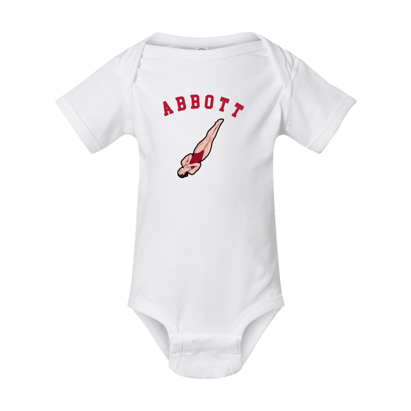 Baby Onesie — Shirsey Arch in White