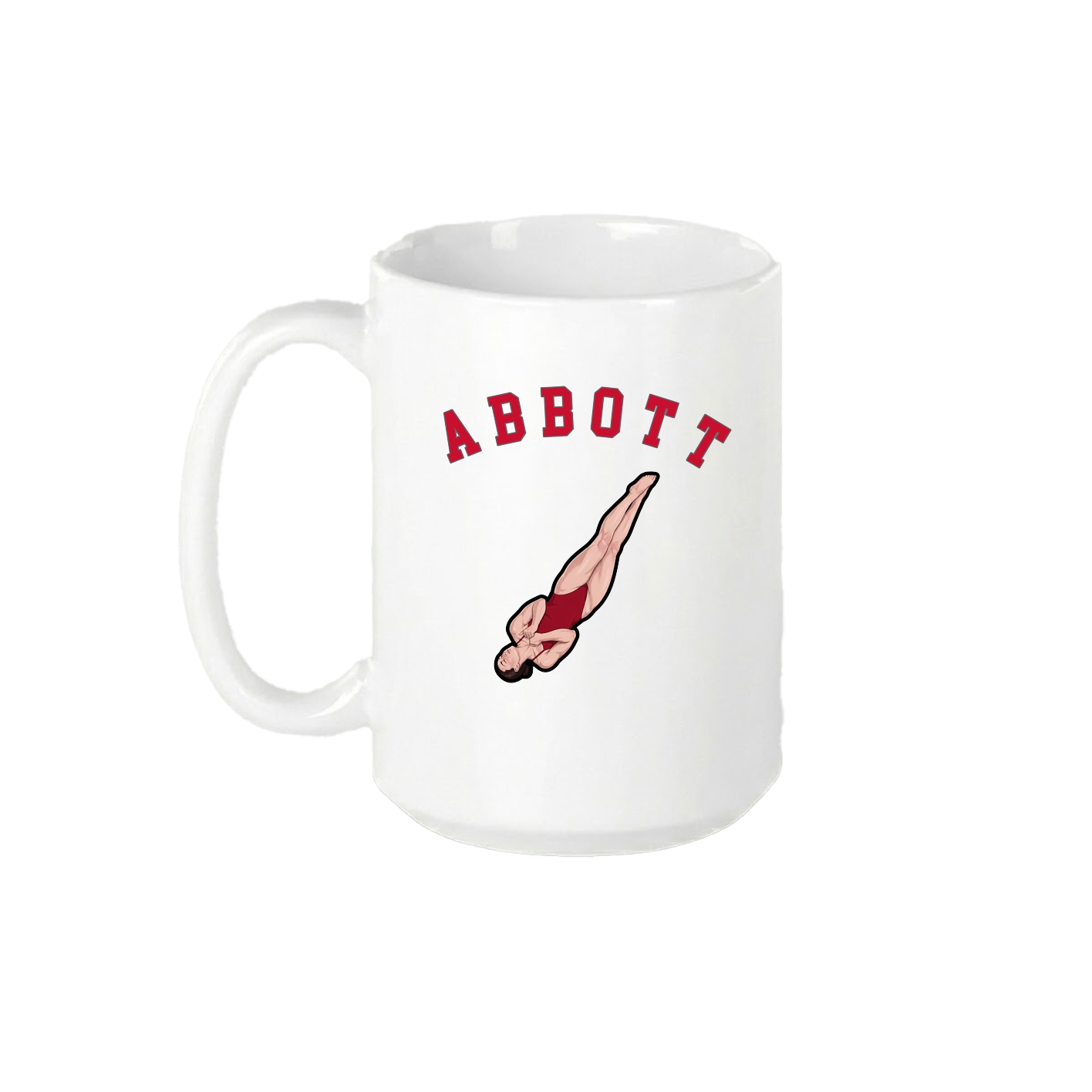 15oz Coffee Mug — Shirsey Arch in White