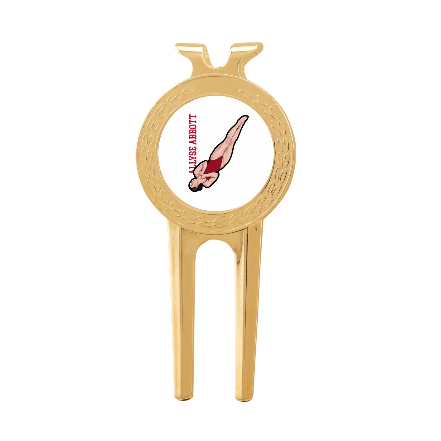 Divot Tool with Ball Marker — Name Vertical in Classic