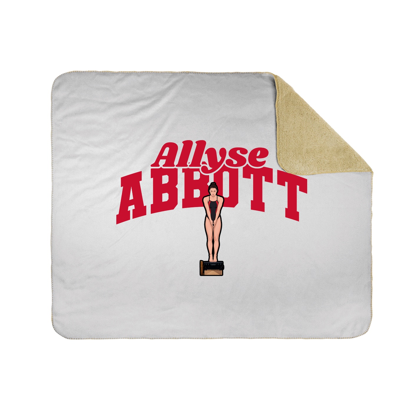 Throw Blanket — Signature Arch in White