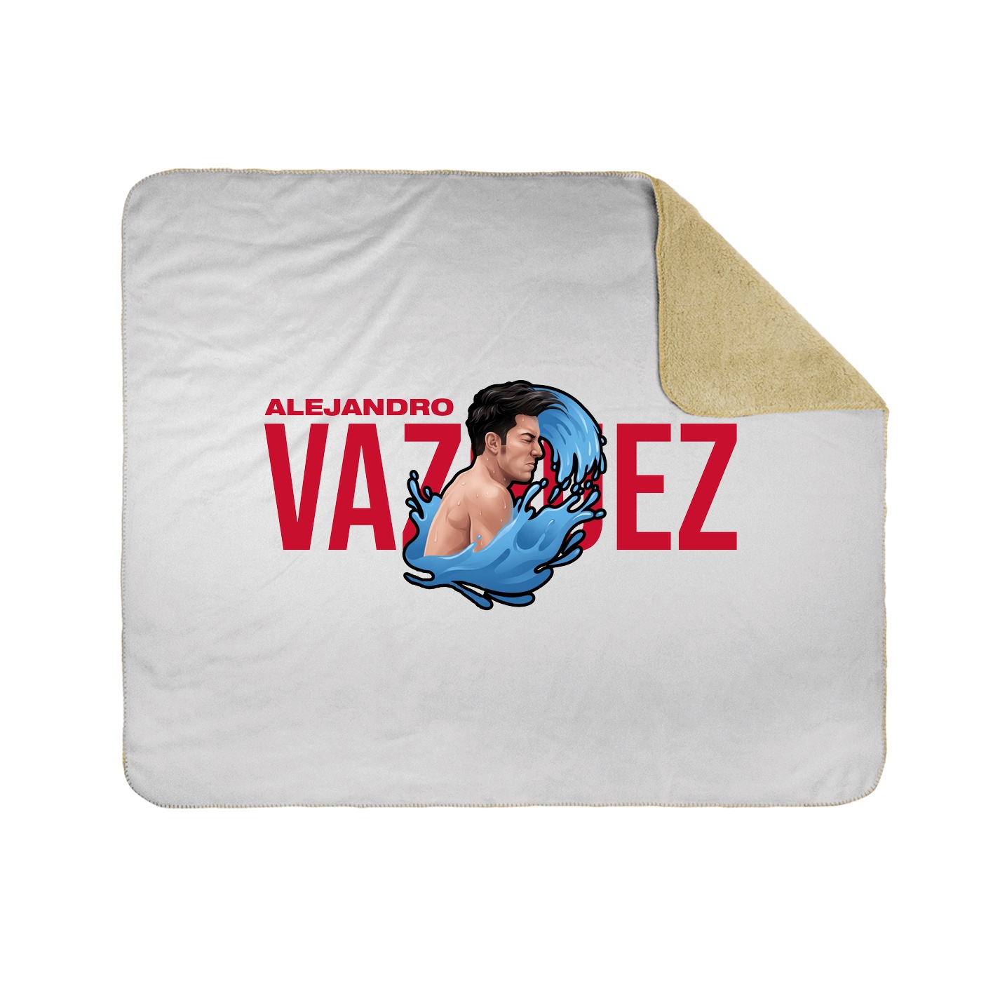 Throw Blanket — Player Name in White