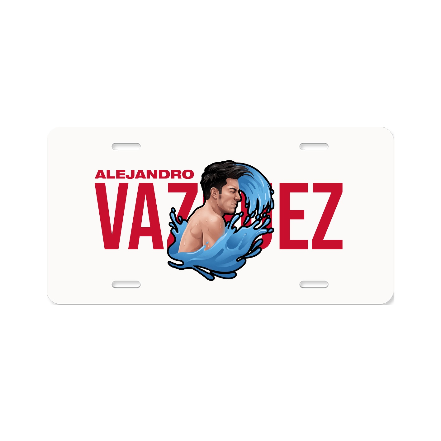 License Plate — Player Name in Classic