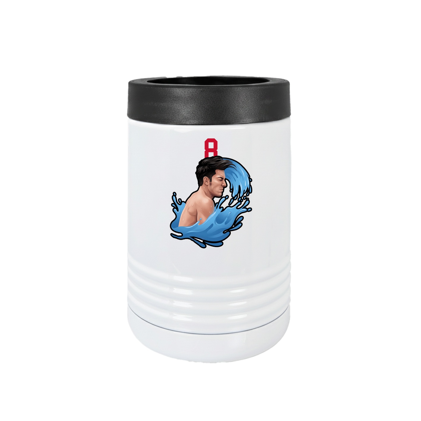 Beverage Holder — Number Top in White