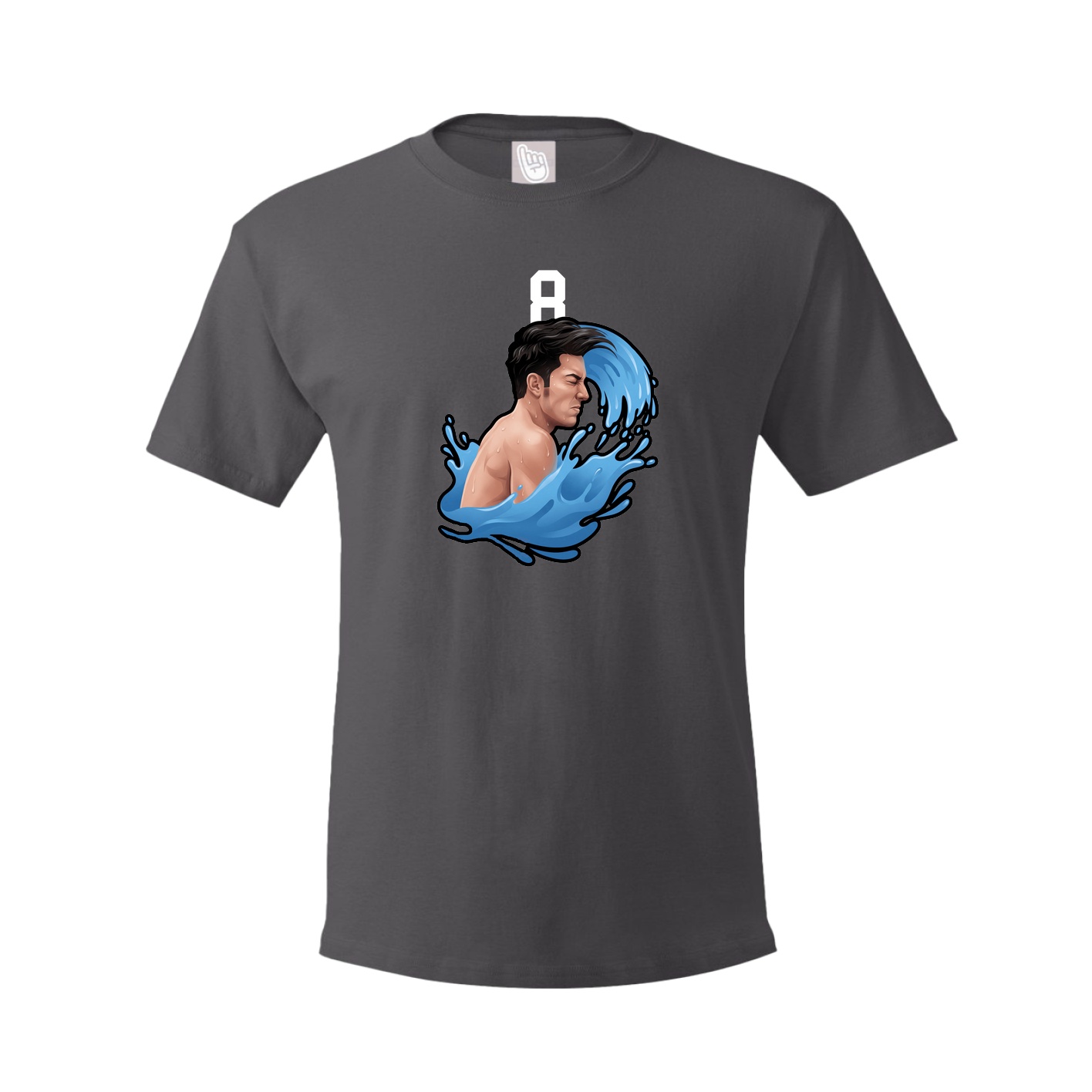 Tee — Number Top in Grey