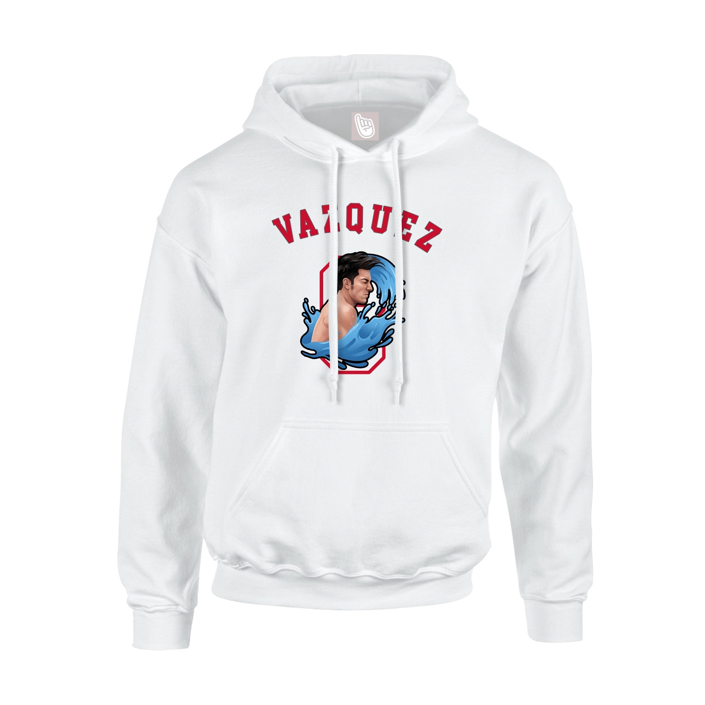 Youth Hoodie — Shirsey Arch in White