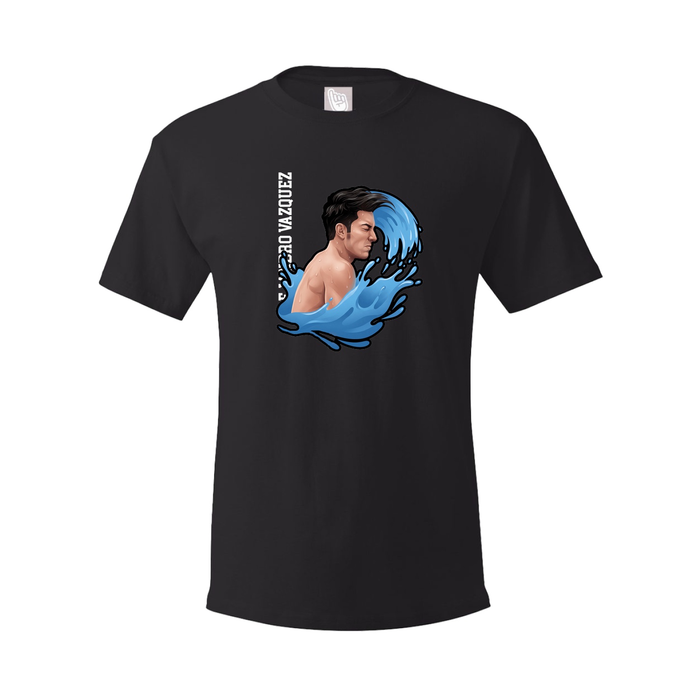Tee — Name Vertical in Black