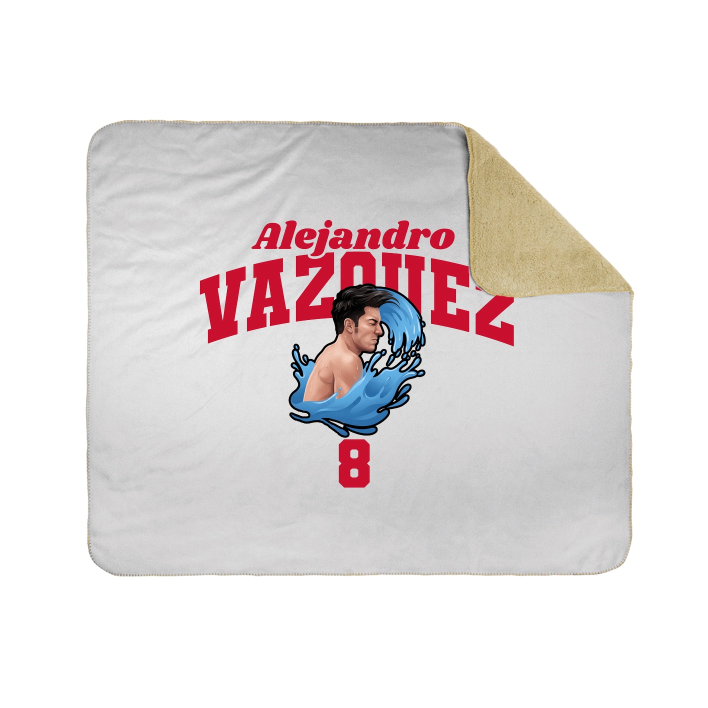 Throw Blanket — Signature Arch in White