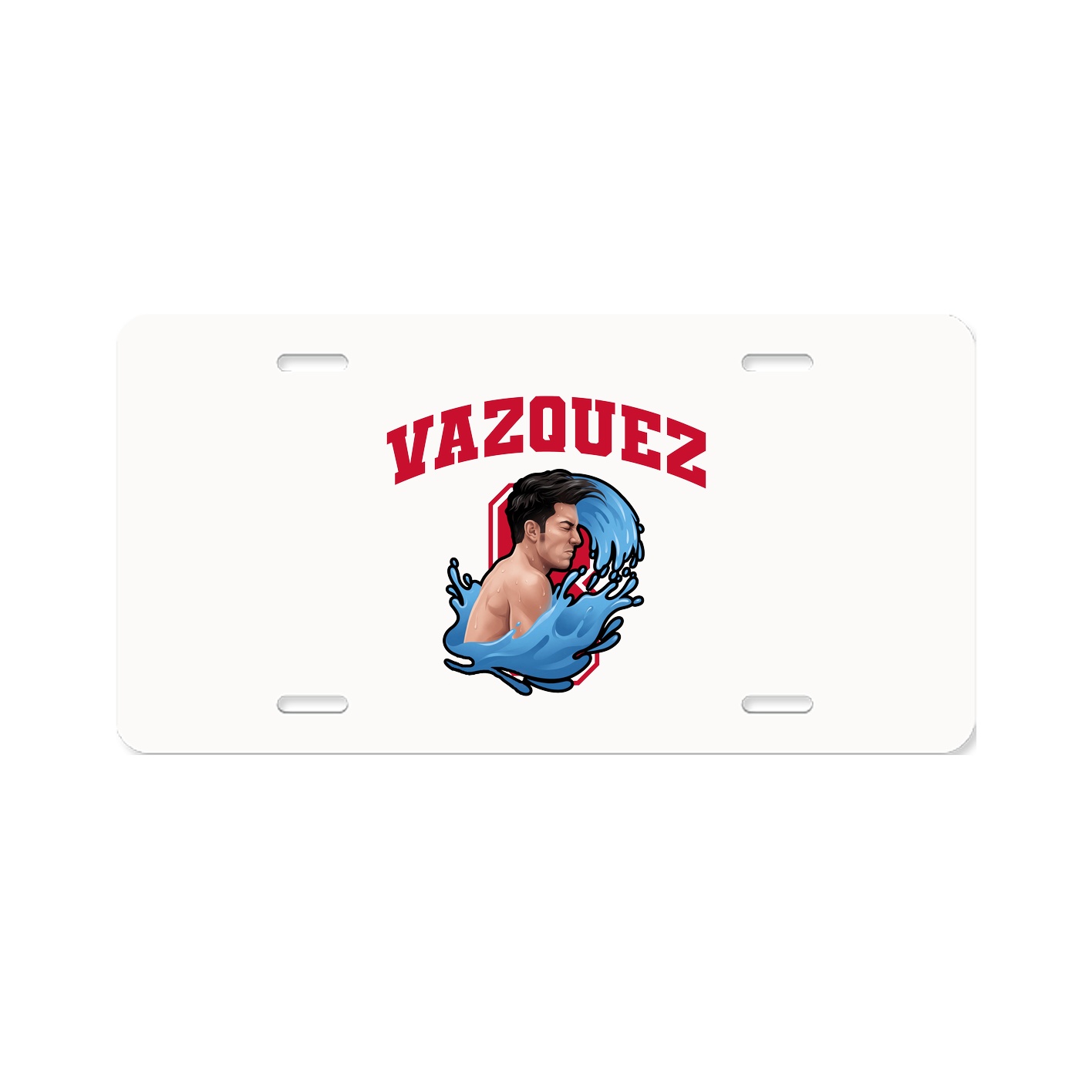 License Plate — Number in Classic