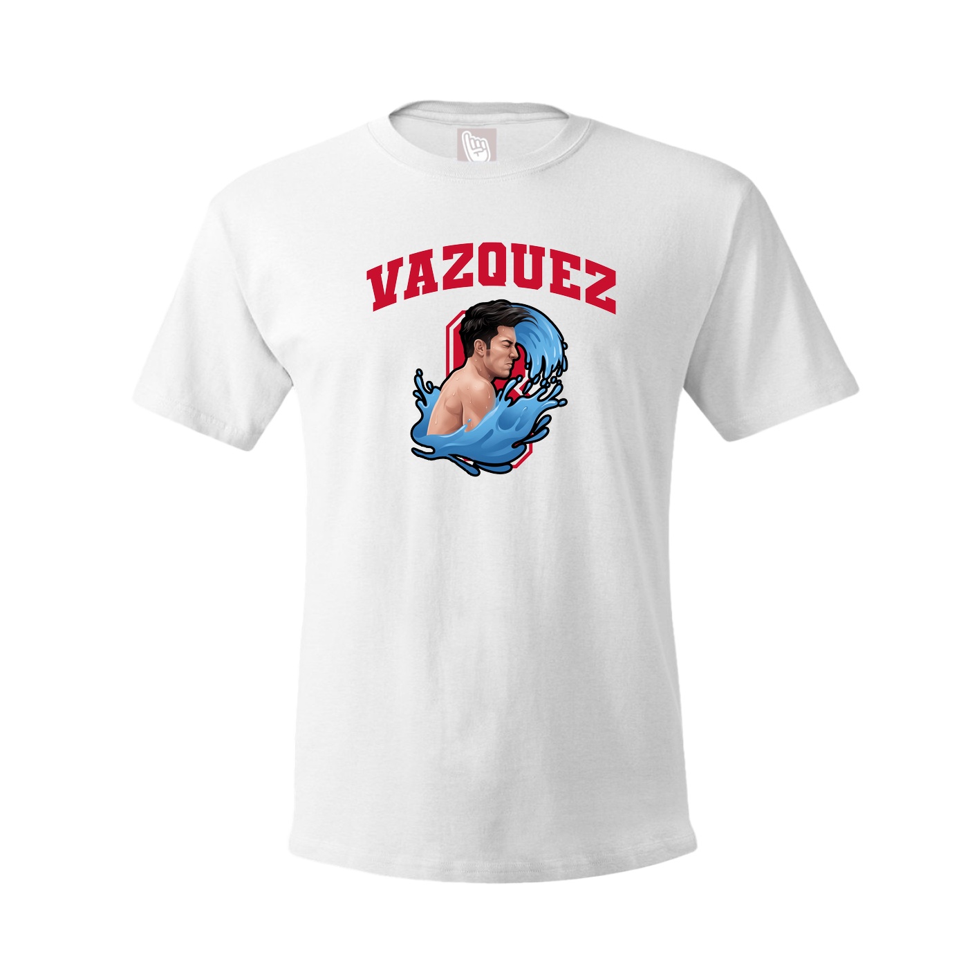 Youth Tee — Number in White