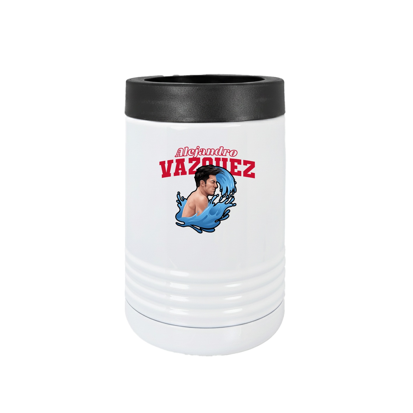 Beverage Holder — Name Arch in White