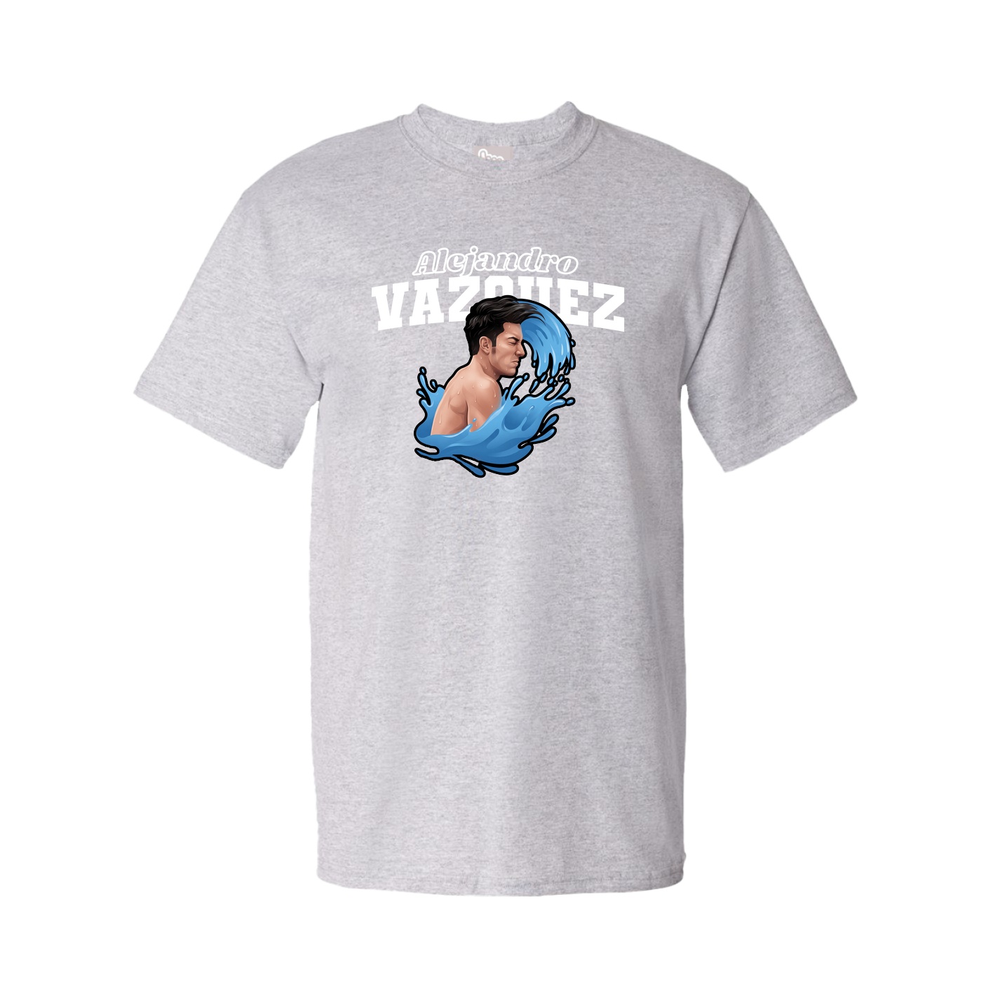 Youth Tee — Name Arch in Grey