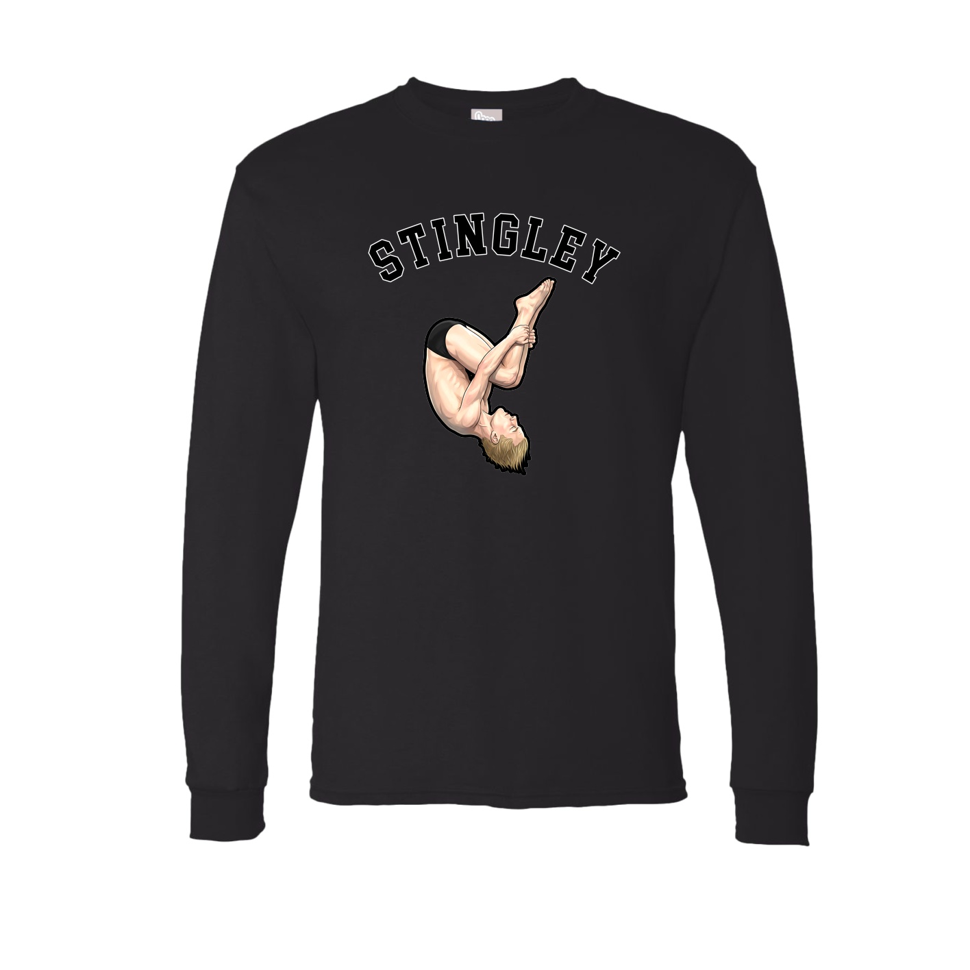 Long Sleeve Tee — Shirsey Arch in Black