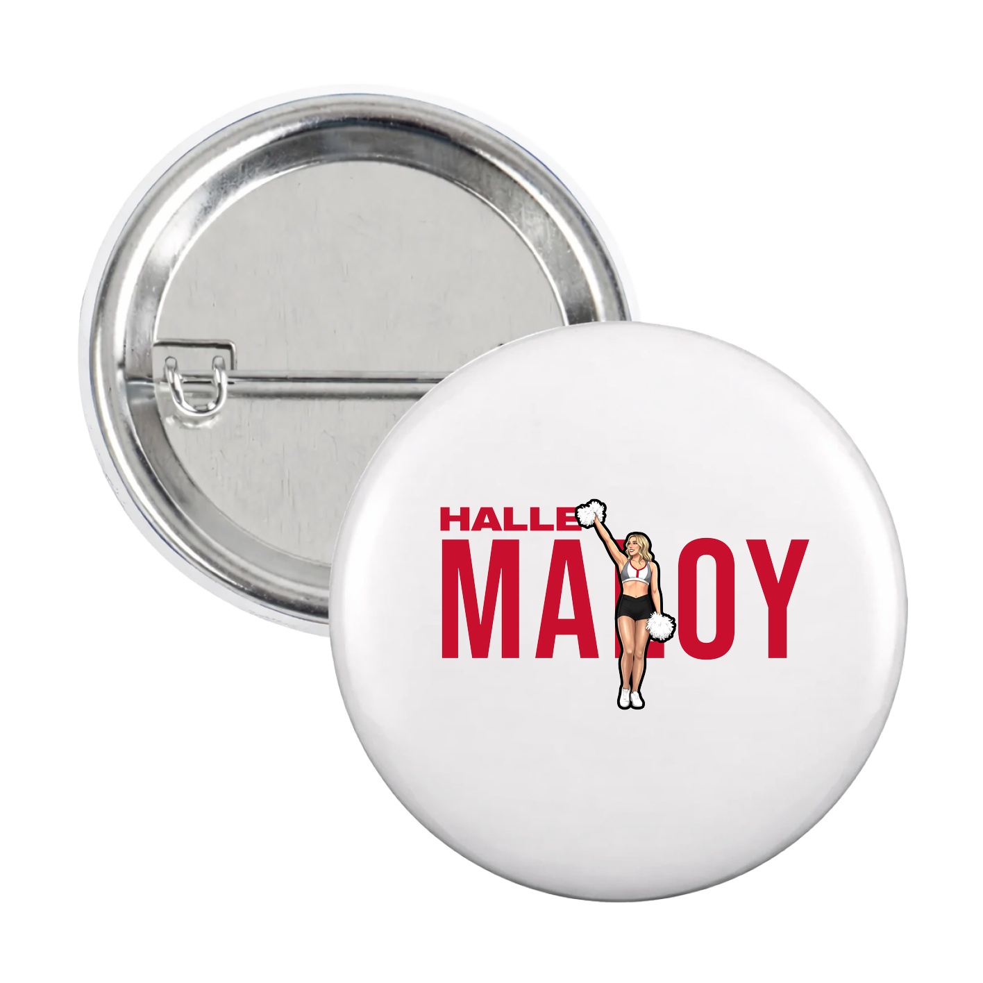 Game Day Button — Player Name in White