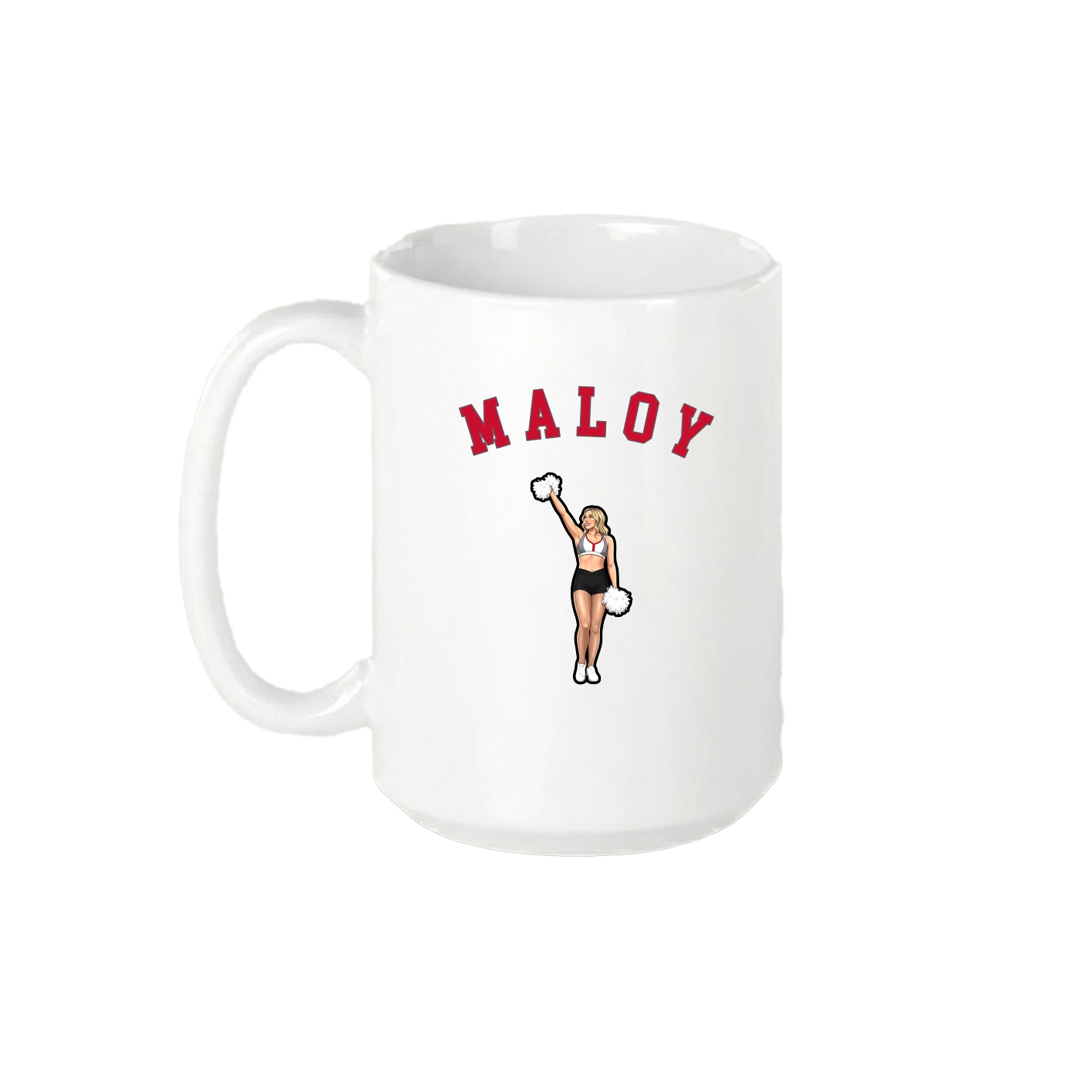 15oz Coffee Mug — Shirsey Arch in White