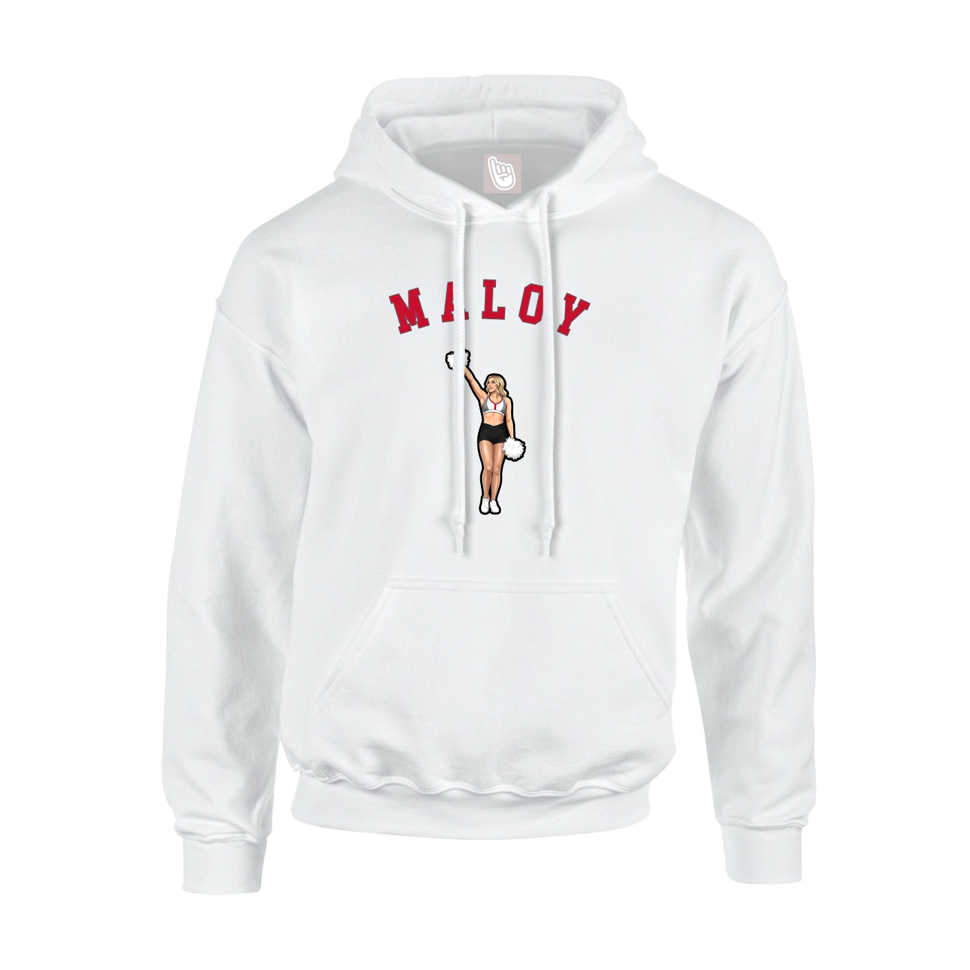 Hoodie — Shirsey Arch in White