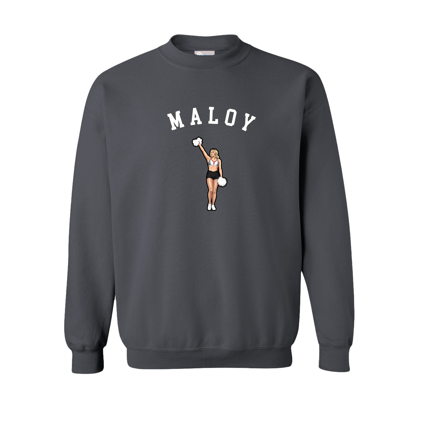 Fleece Crew — Shirsey Arch in Grey