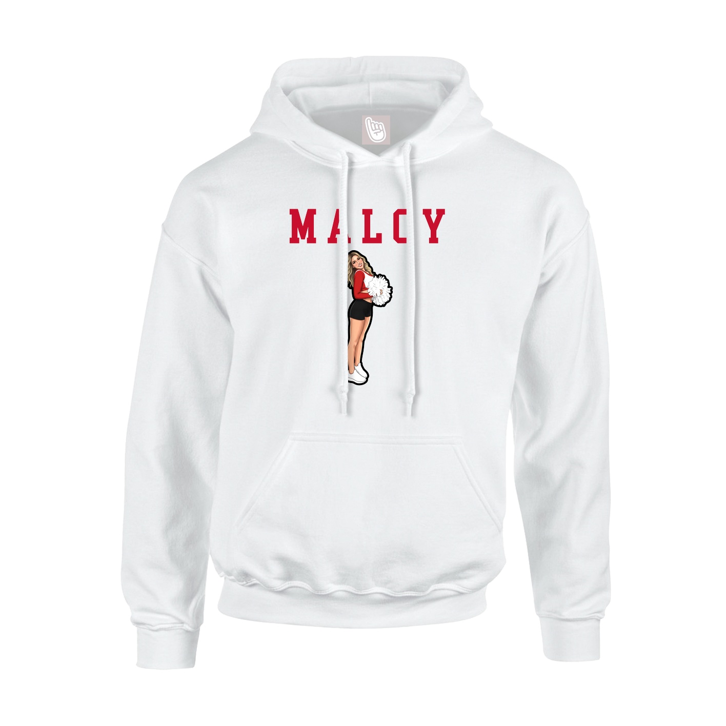 Hoodie — Shirsey in White